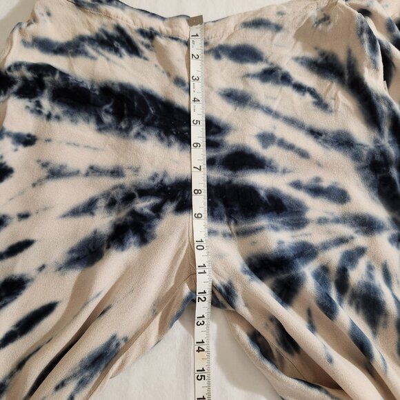 Young Fabulous & Broke Women's Size M Blue Tie Dye Elastic Waist Wide Leg Pants - Picture 11 of 15
